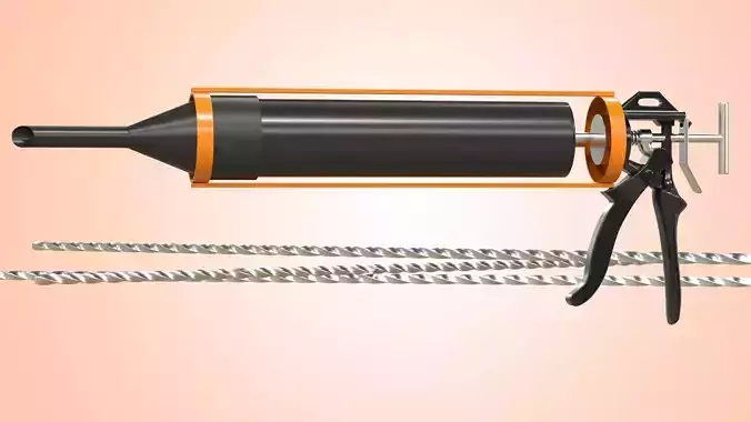 GROUT GUN 3D model
