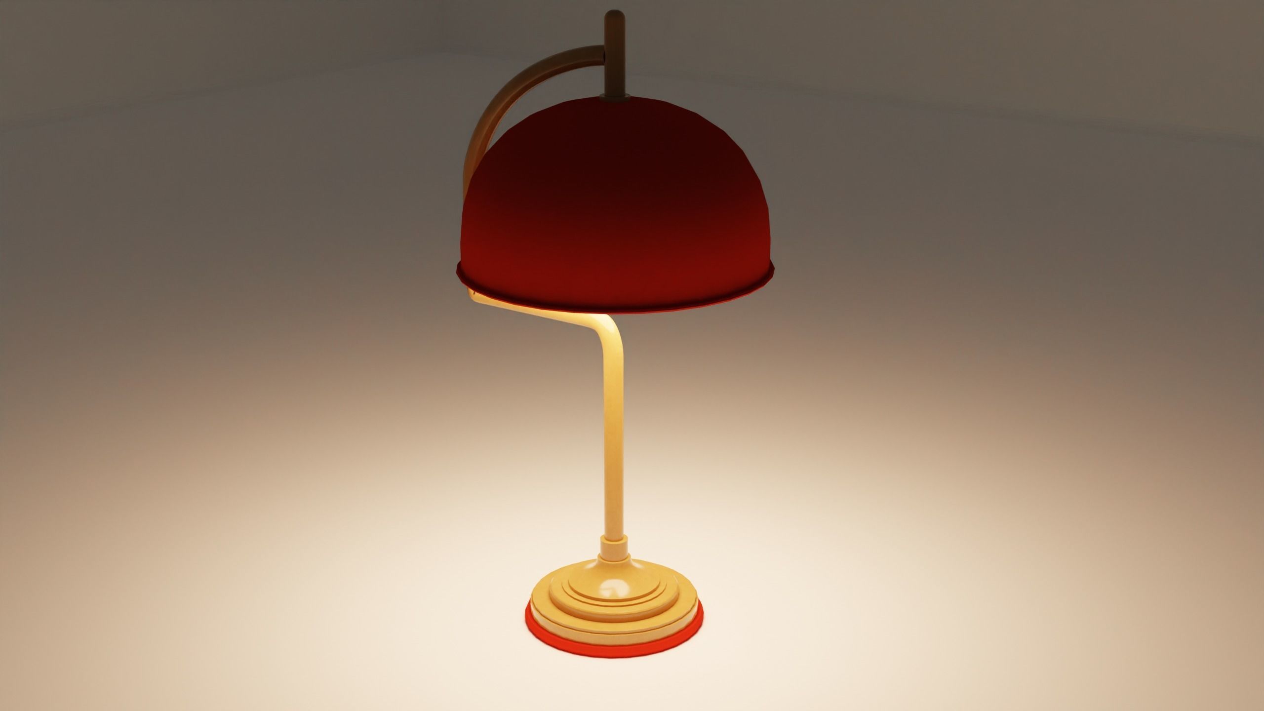 BedSide Lamps Low-poly 3D model_2