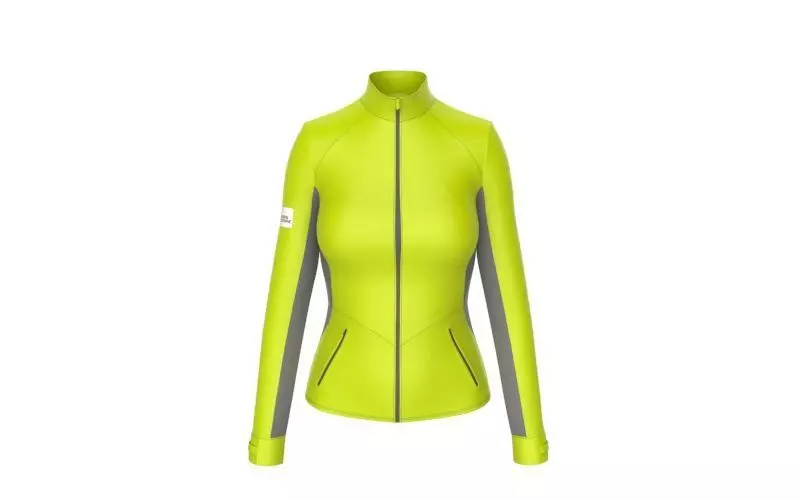 Women sport jacket with keyshot scene Low-poly 3D model_0