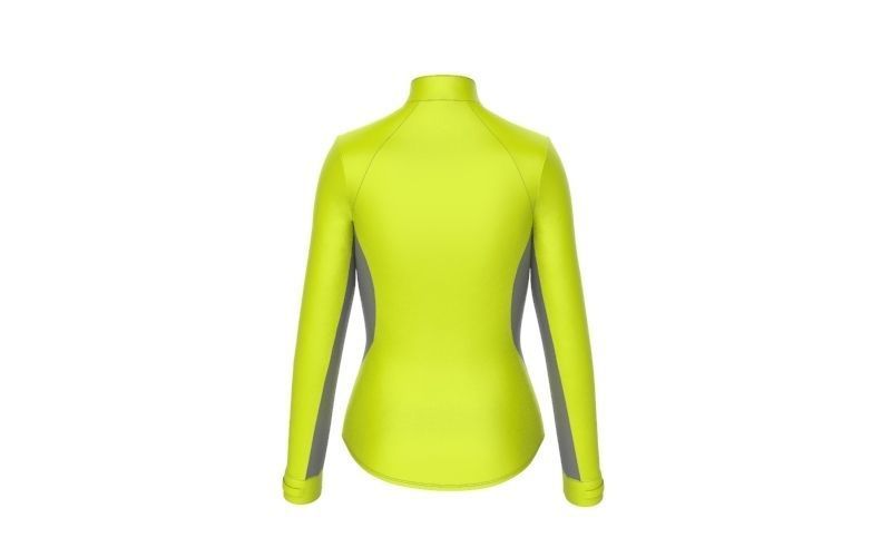Women sport jacket with keyshot scene Low-poly 3D model_2