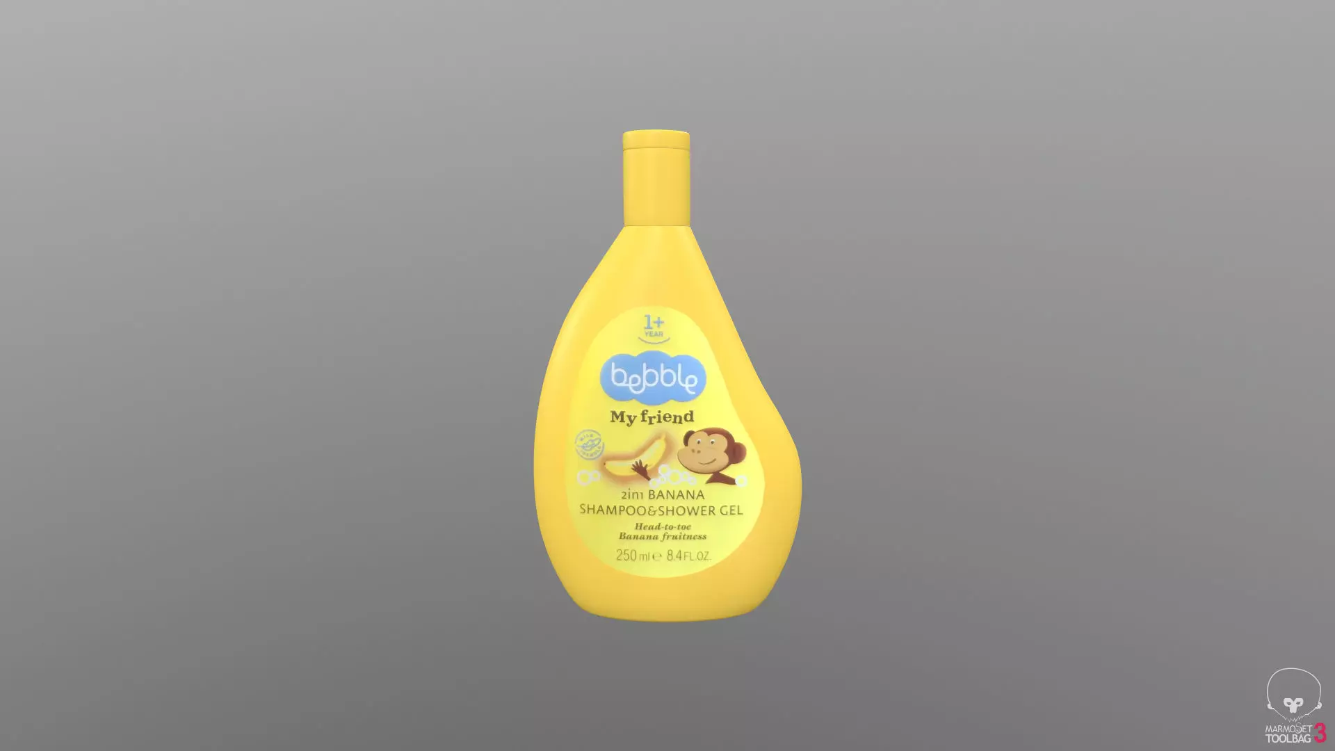 Shampoo Children Low-poly 3D model
