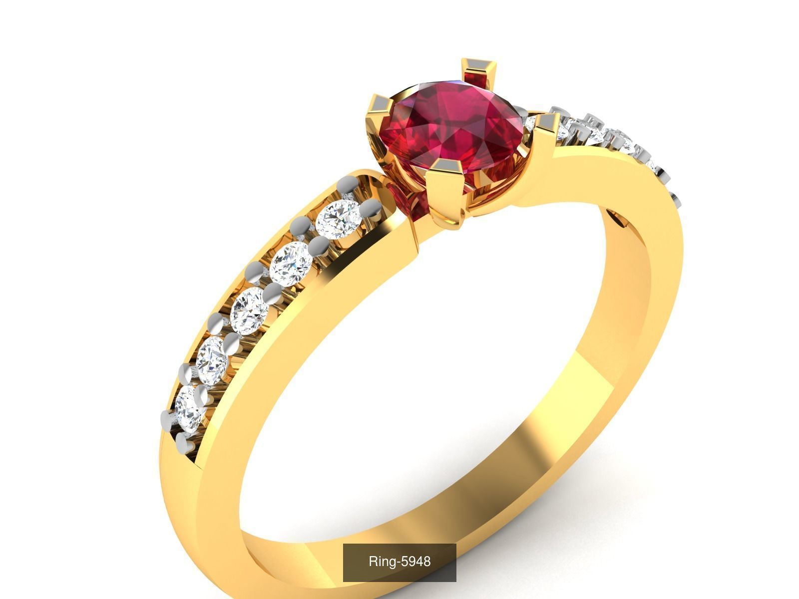 355 Light wt rings  3D Model Collection_88