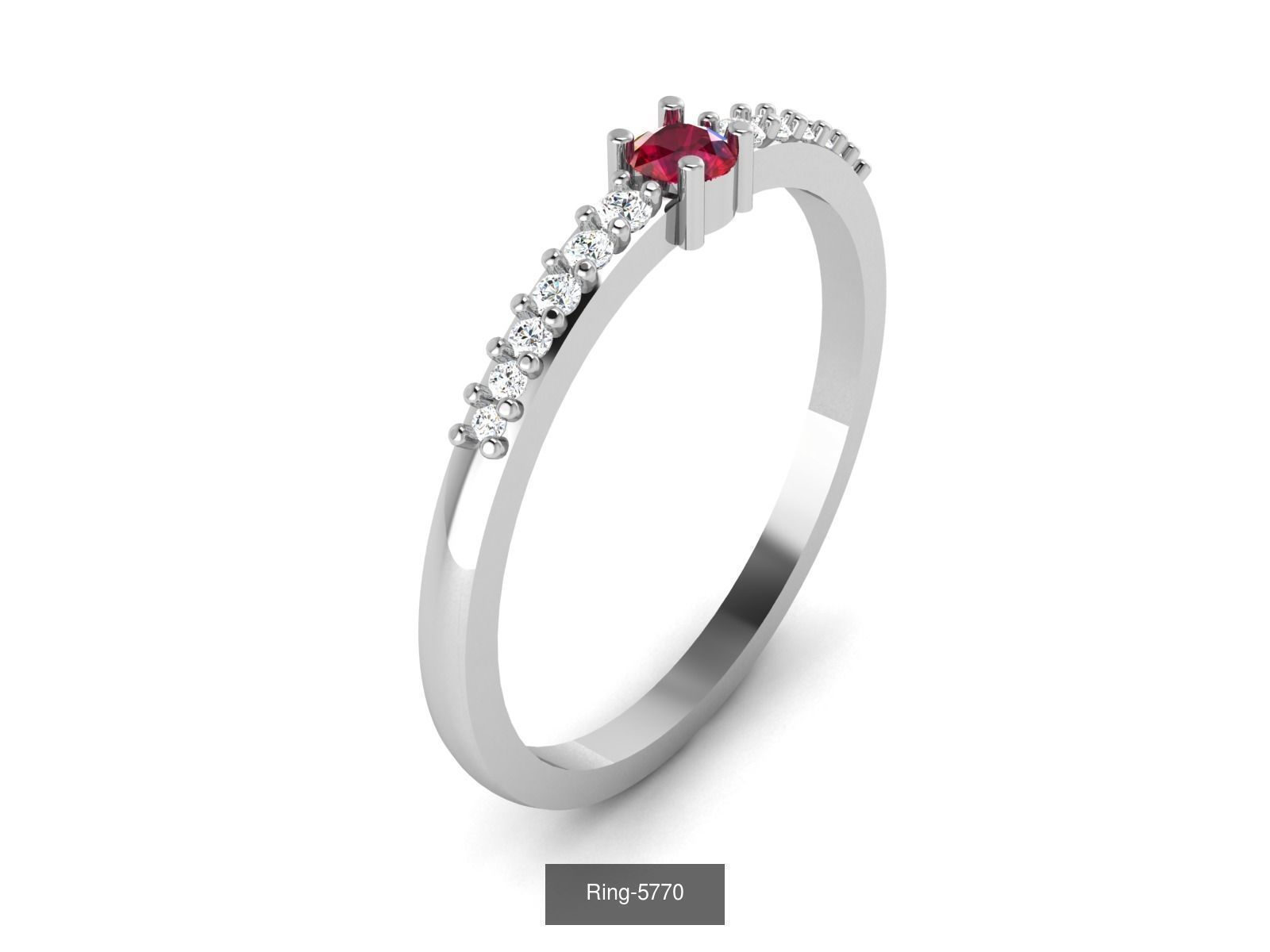 355 Light wt rings  3D Model Collection_133