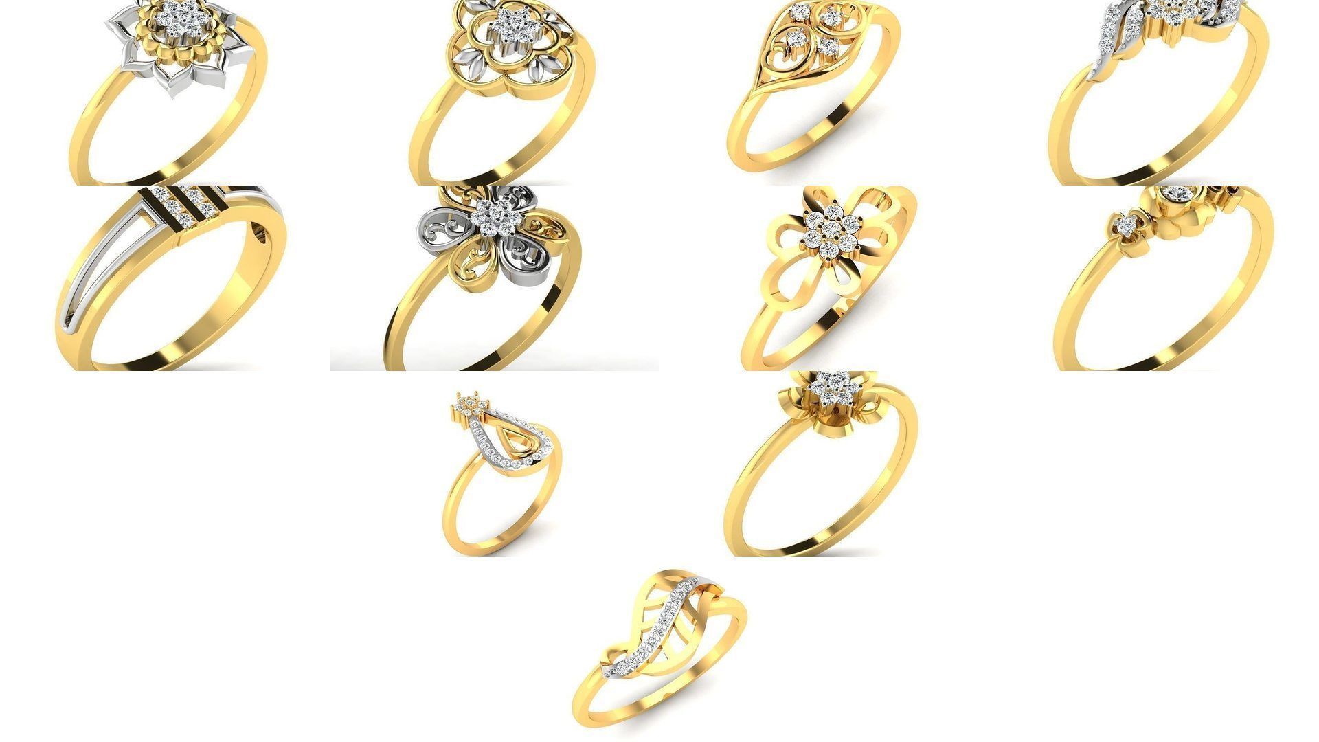 355 Light wt rings  3D Model Collection_18