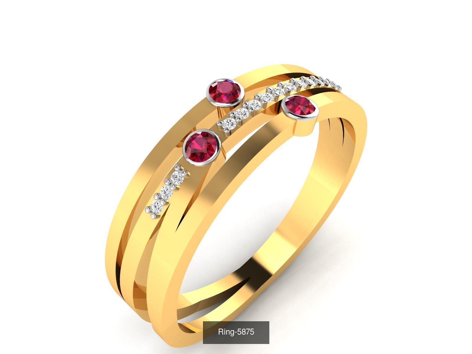 355 Light wt rings  3D Model Collection_109