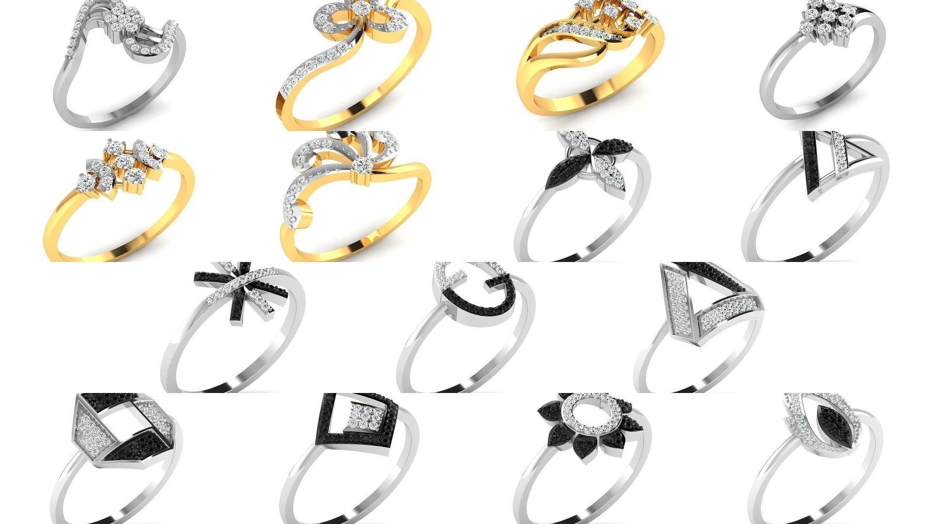 355 Light wt rings  3D Model Collection_14