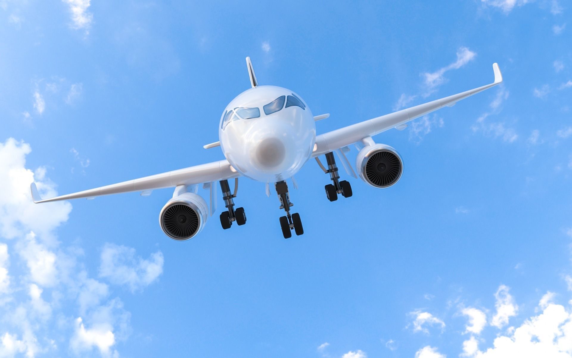 Airbus A320 200 3D model UV Egypt 3D model_3