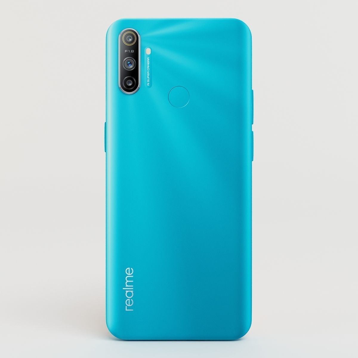 Realme c3 blue 3D model_6