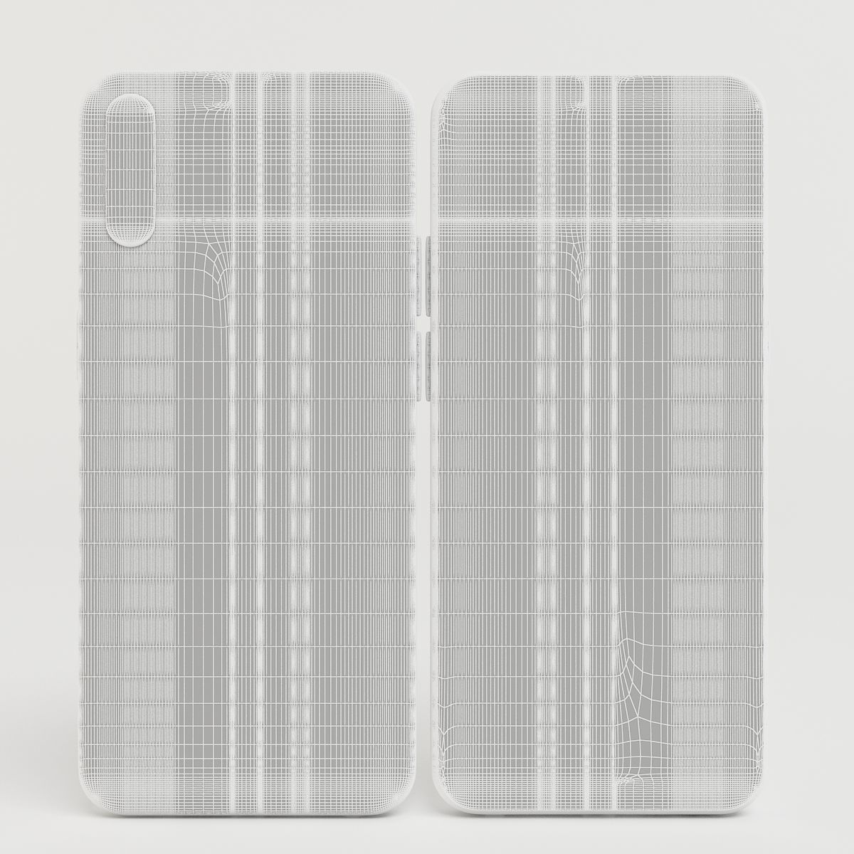 Realme c3 blue 3D model_8