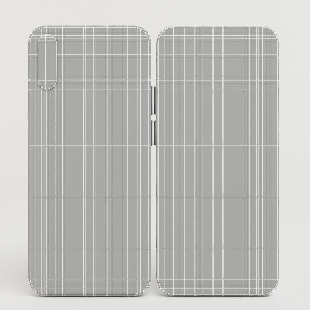 Realme c3 blue 3D model_7