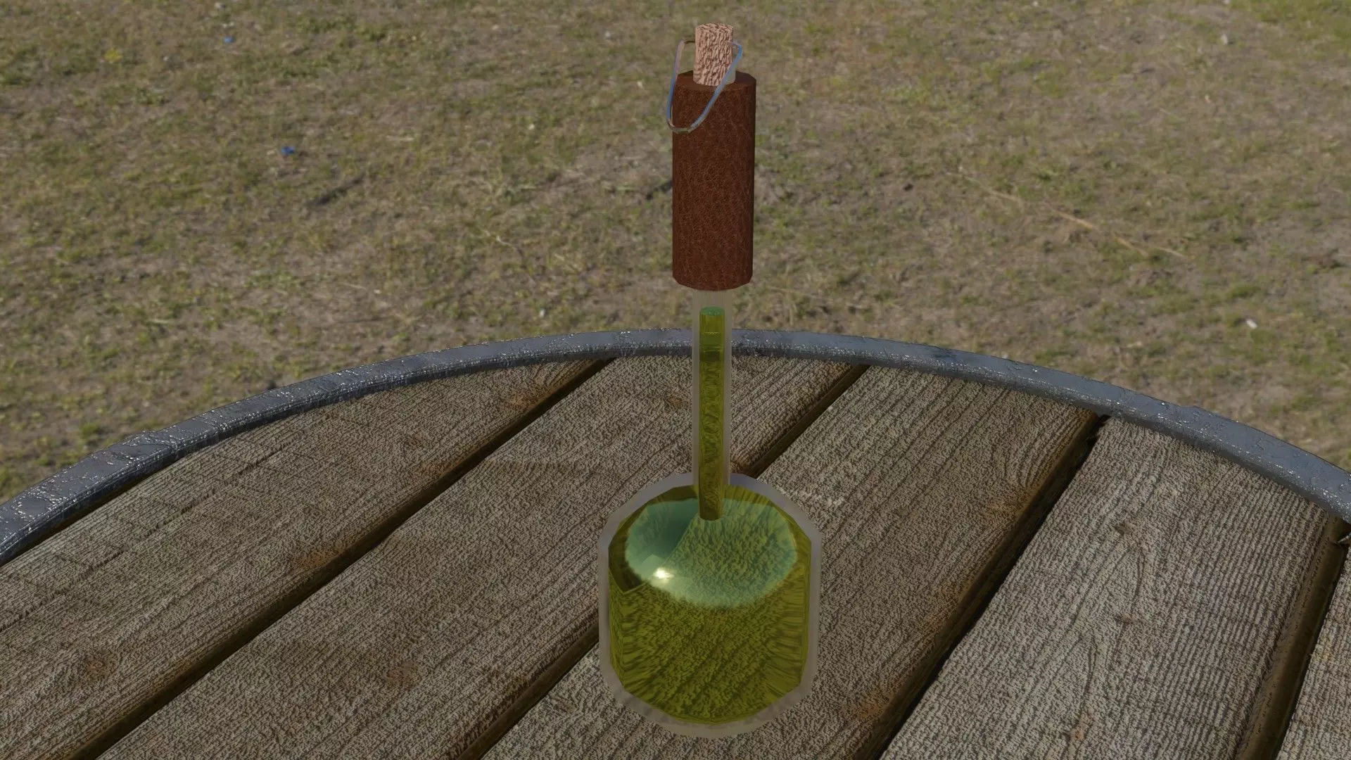 Grenade Potion Low-poly 3D model