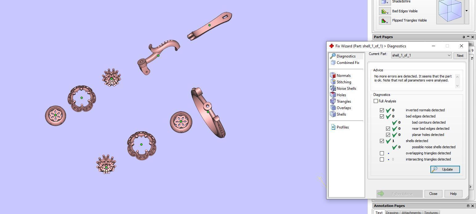 Ring and Earrings  3D print model_7