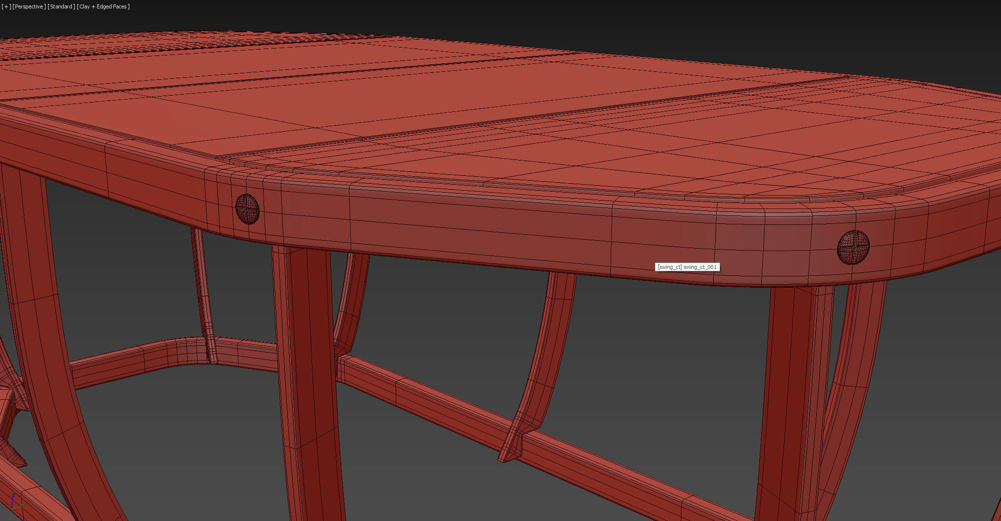 Ethimo SWING Side table 3D model_9