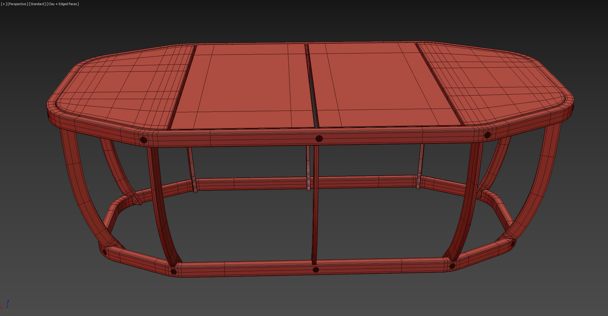 Ethimo SWING Side table 3D model_5