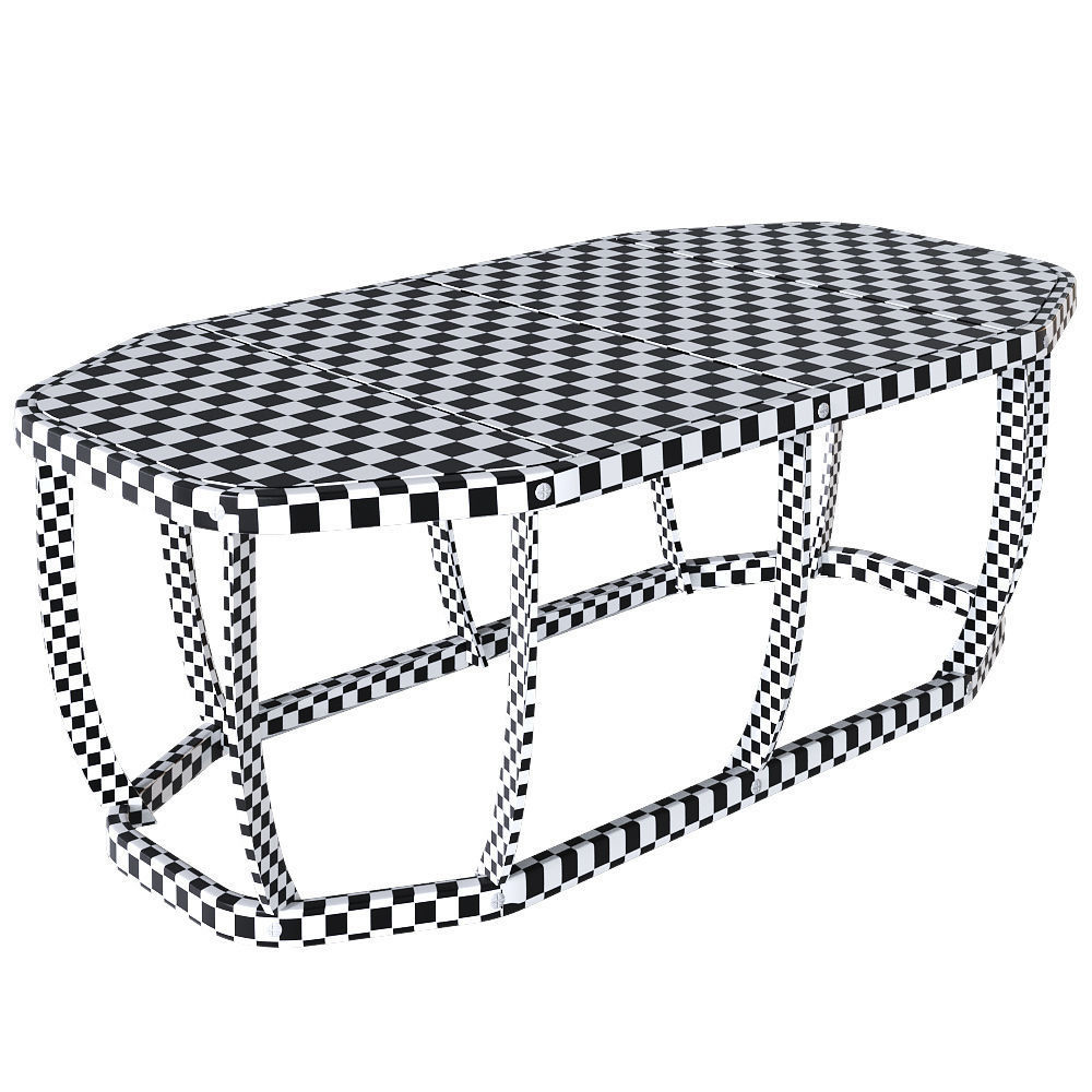 Ethimo SWING Side table 3D model_2