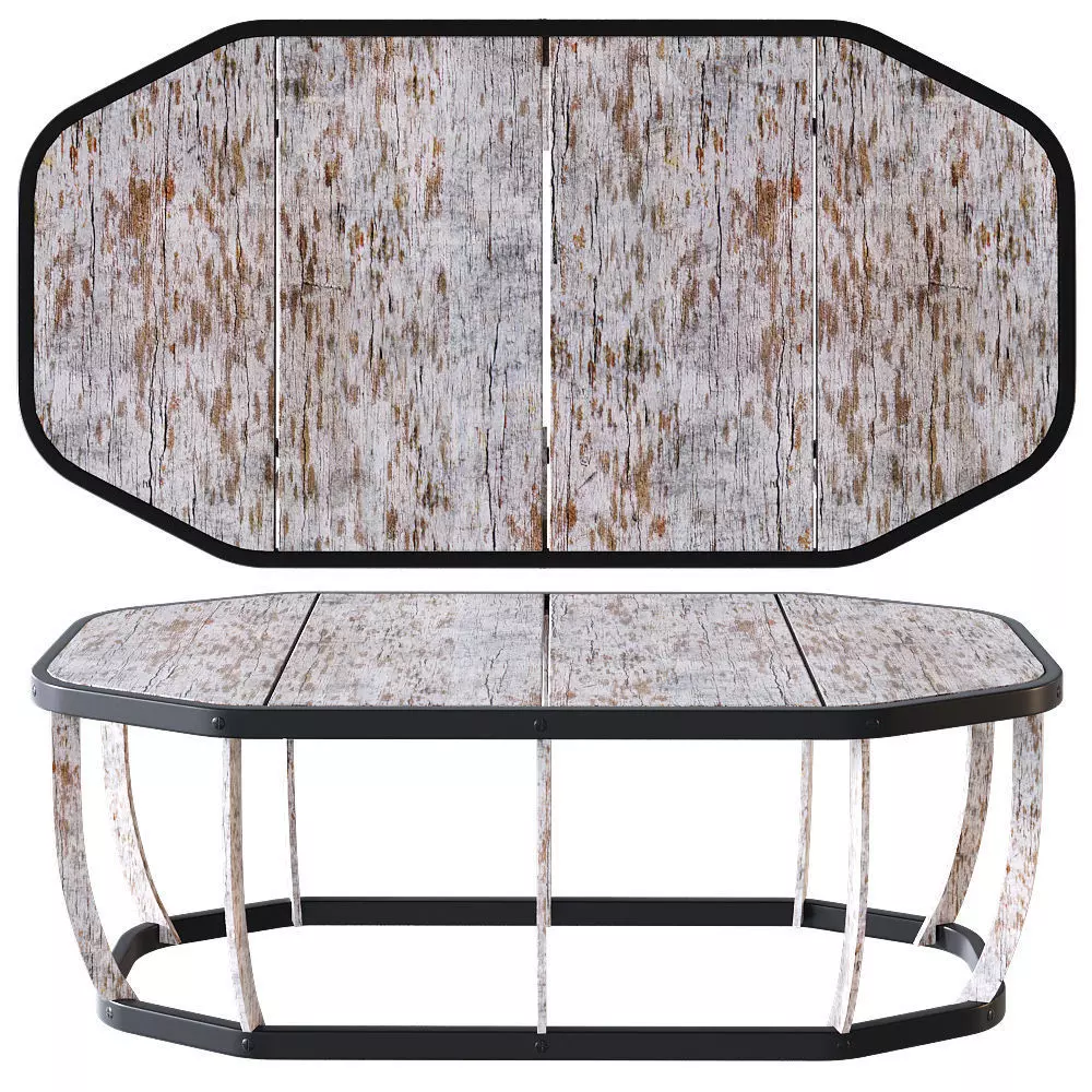 Ethimo SWING Side table 3D model_0