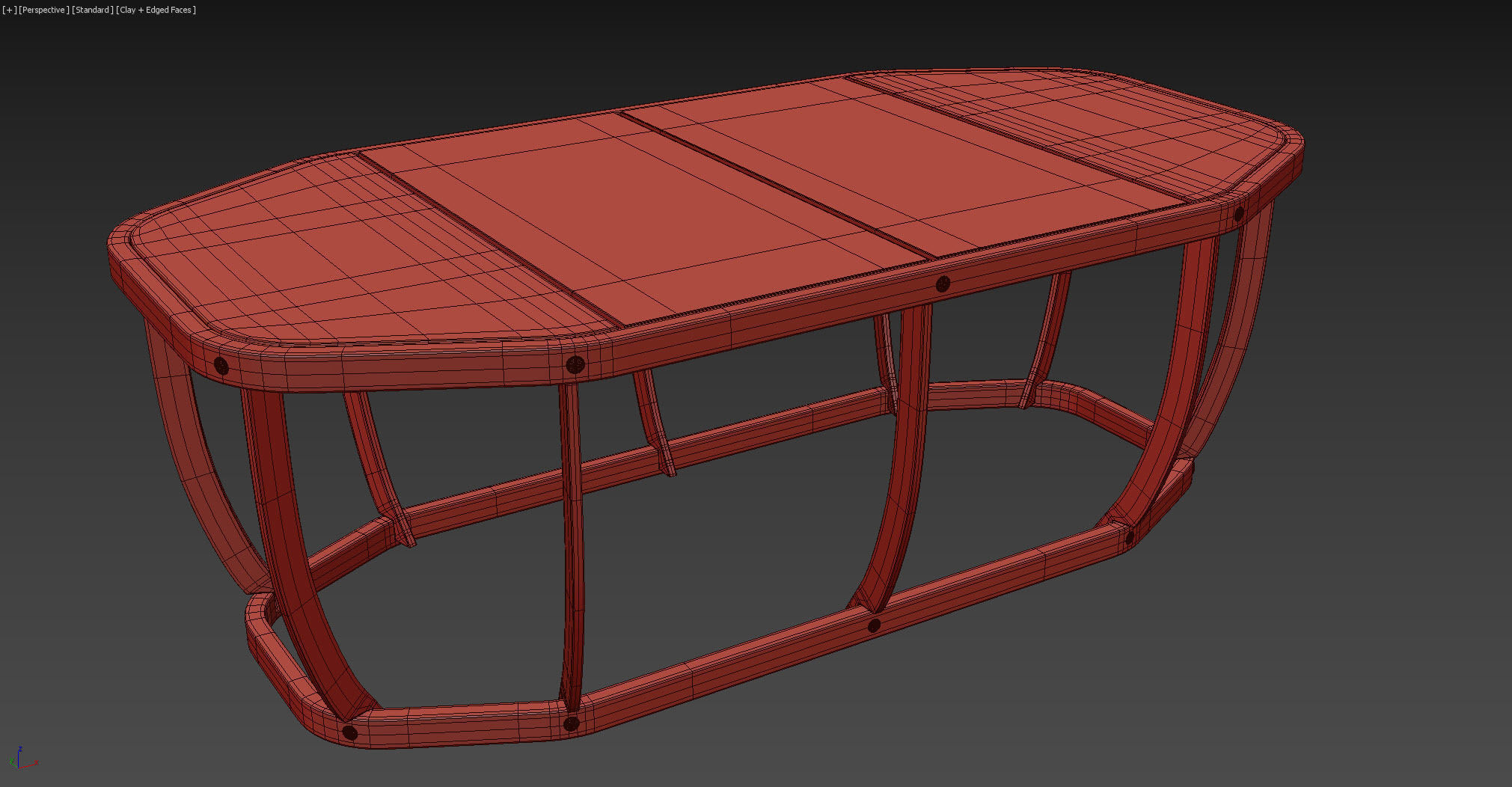 Ethimo SWING Side table 3D model_4