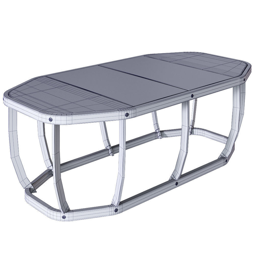 Ethimo SWING Side table 3D model_3
