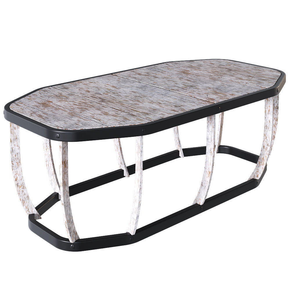 Ethimo SWING Side table 3D model_1