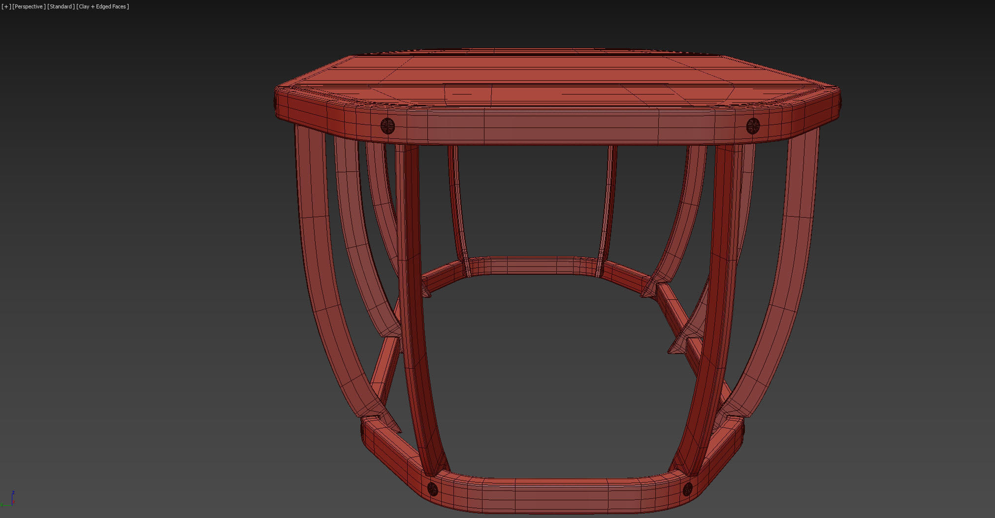 Ethimo SWING Side table 3D model_8