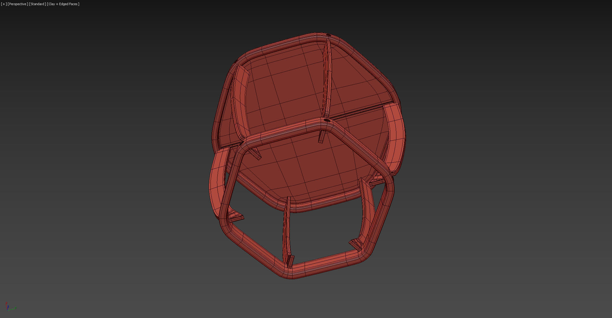 Ethimo SWING Side table 3D model_7