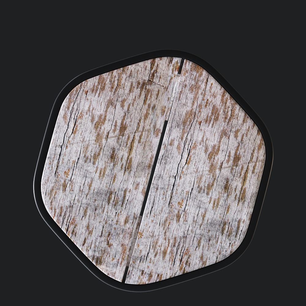 Ethimo SWING Side table 3D model_1
