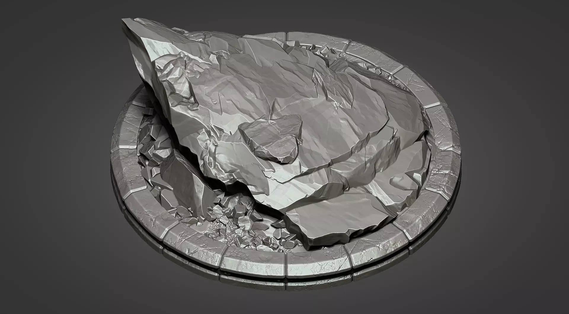 Pedestal for characters 03 - 05 3D print model