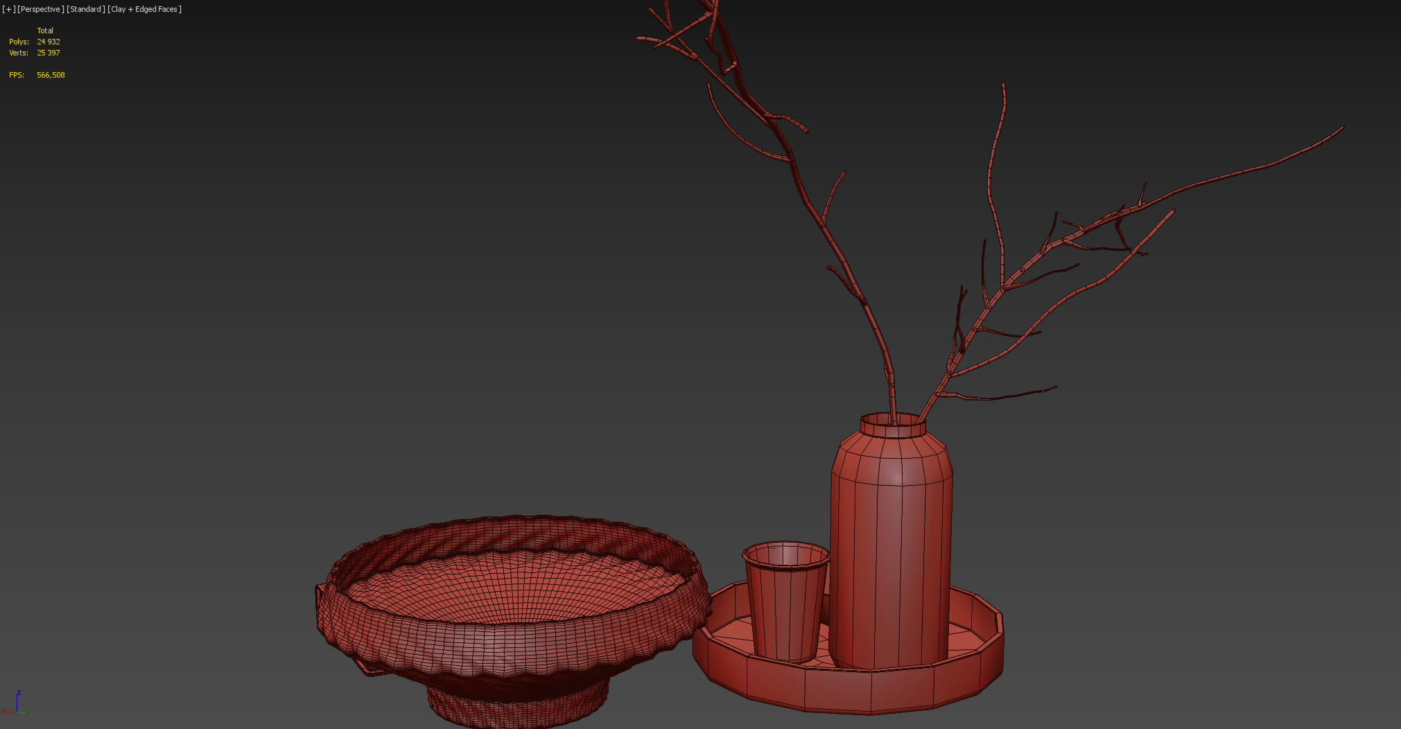 Decorative set 13 3D model_5