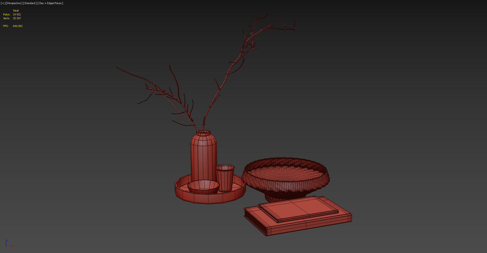 Decorative set 13 3D model_2