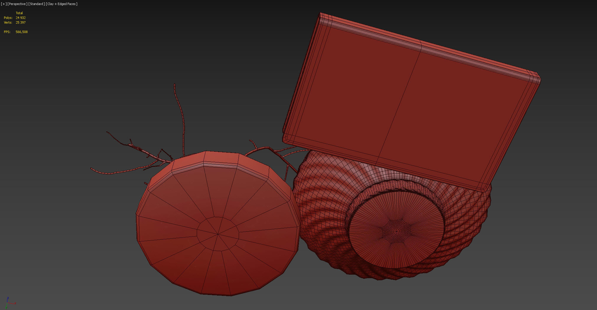 Decorative set 13 3D model_6