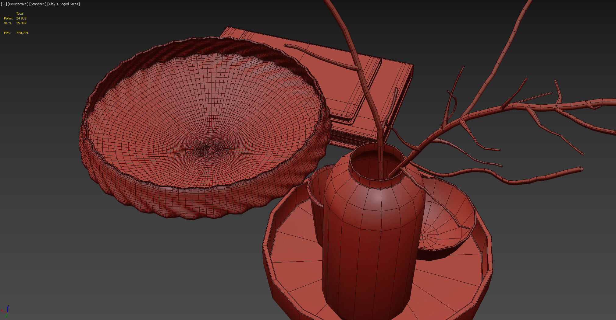 Decorative set 13 3D model_7
