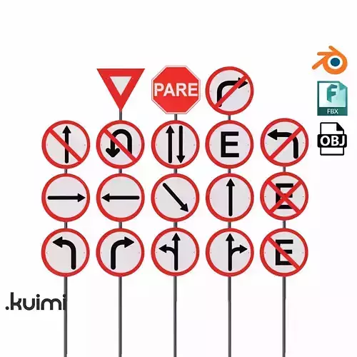 Road Sign - PT-BR Pack - 003