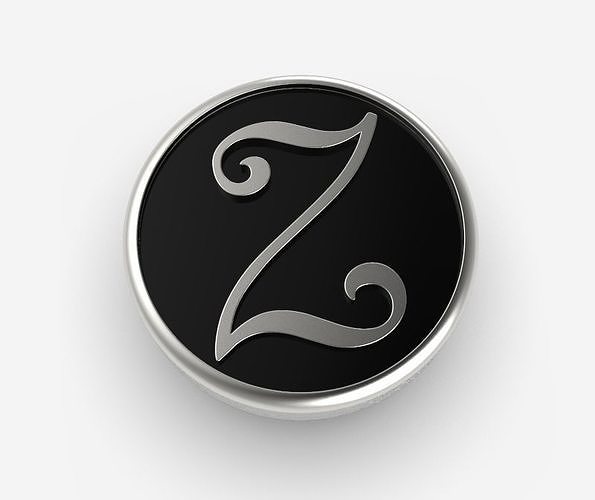 Alphabet Latin Z 3D print model