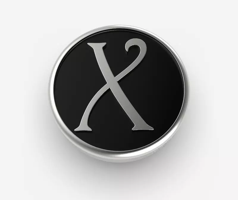 Alphabet Latin X 3D print model