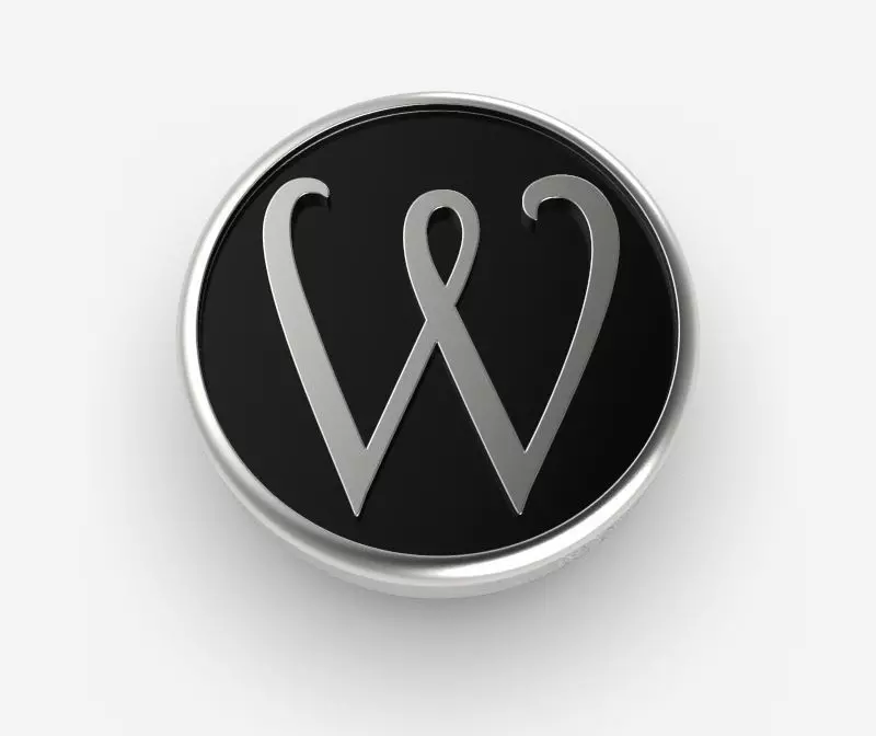 Alphabet Latin W 3D print model_0