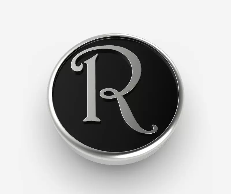 Alphabet Latin R 3D print model_0