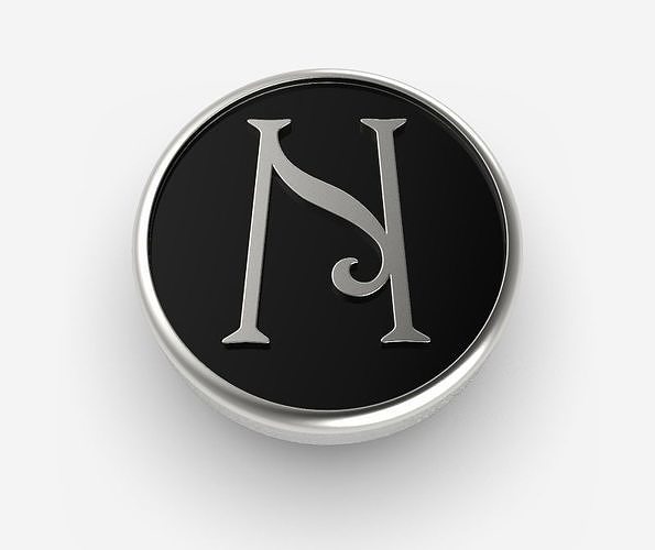 Alphabet Latin N 3D print model