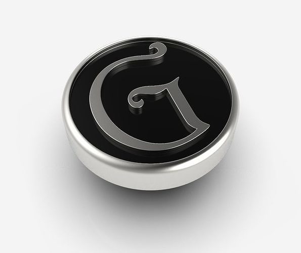 Alphabet Latin G 3D print model