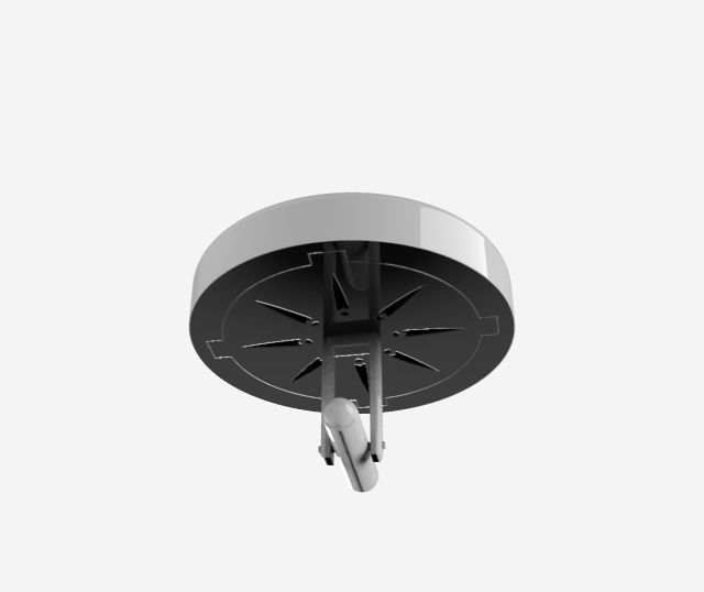 Alphabet Latin G 3D print model_13