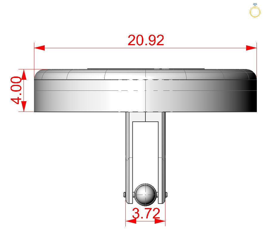 Alphabet Latin F 3D print model_14