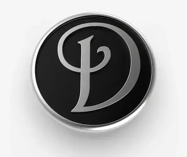 Alphabet Latin D 3D print model