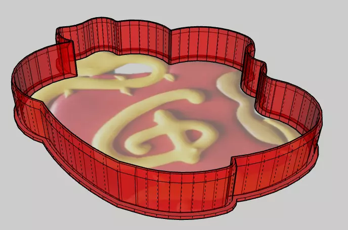 Disney Apple Cookie Cutter Snow-white 3D print model_0