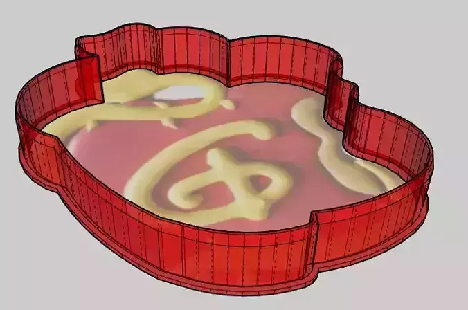 Disney Apple Cookie Cutter Snow-white 3D print model