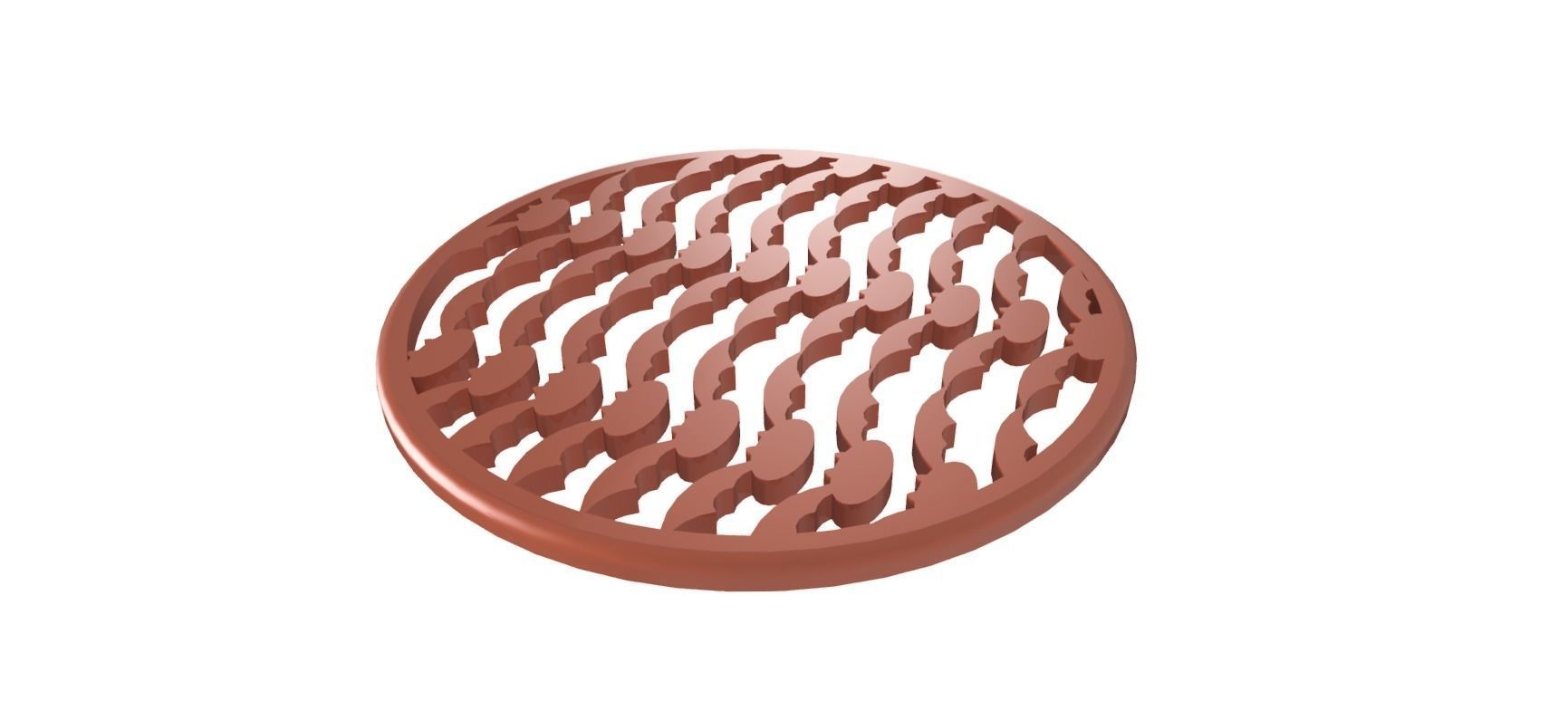 Drink coaster - Bat 3D print model_3