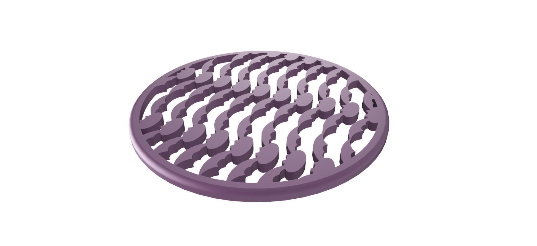 Drink coaster - Bat 3D print model_4