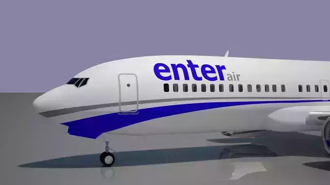 Enter AIr Boeing 737 max 8 3D model