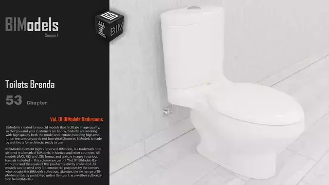 0153 Toilets Brenda 3D model
