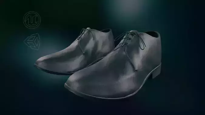 Black Leather Shoes Style 1