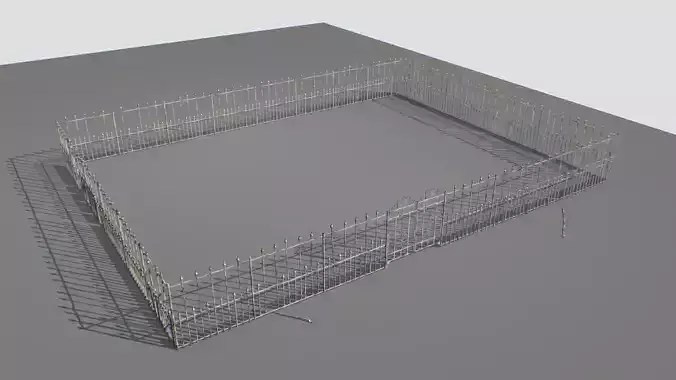 Railing Fence pack 4