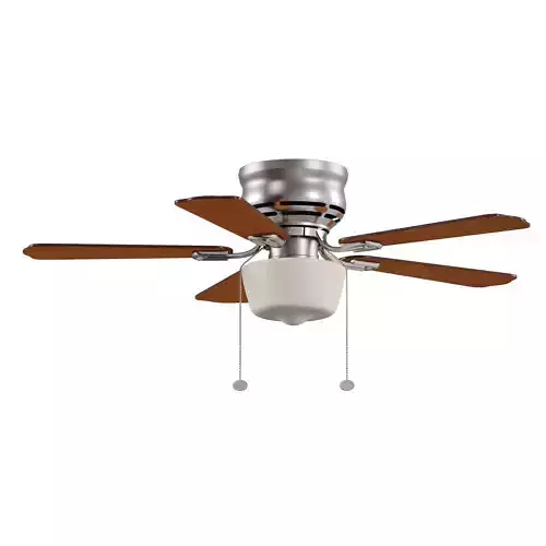 Ceiling fan brushed nickel finish
